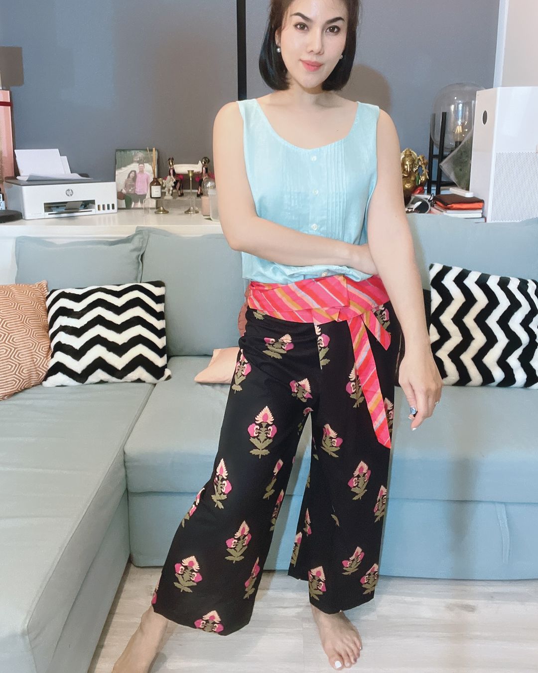 Black Wrap Pant