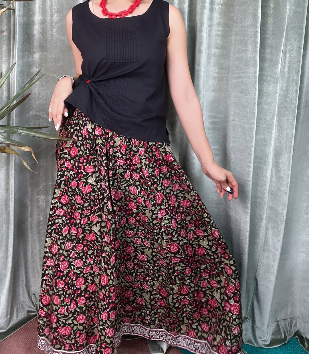 Indian Silk Skirt