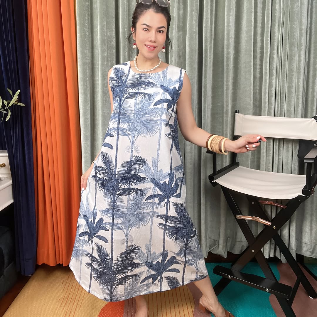 🌴 New Arrival – Palm Tree Dress 🌴