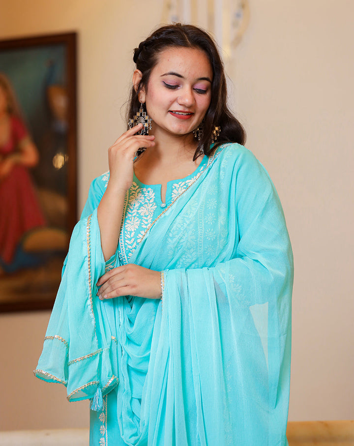 Buy Chikankari Woman Suit Set Online